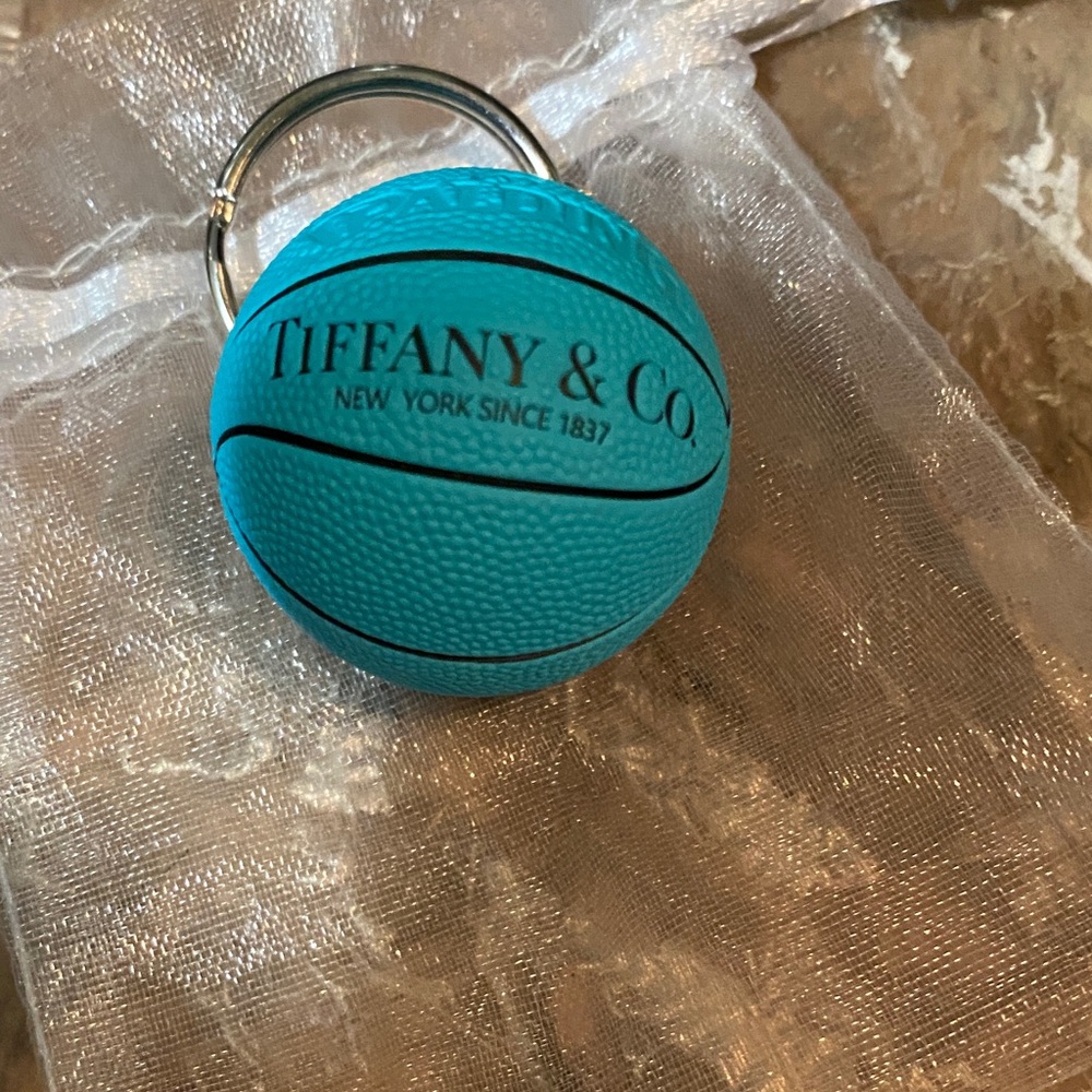 Tiffany & Co. Blue Mini Basketball Keychain